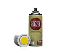 The Army Painter, Colour Primer Daemonic Yellow, 400 ml Vernice per Plastica Primer Giallo - Primer Modellismo per Miniature Fantasy, D&D e Warhammer