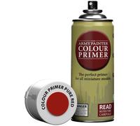 The Army Painter, Colour Primer Pure Red, 400 ml Vernice per Plastica Primer Rosso - Primer Modellismo per Miniature Fantasy, D&D e Warhammer