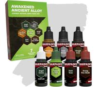 The Army Painter, Combat Se7ens: Awakened Ancient Alloy, 7x18 ml Warpaints Fanatic: 1 Acrilico, 1 Effetti, 3 Metallizzati, 2 Wash, Colori per Hobby di Qualità Perfetti Miniature Figure DnD Warhammer