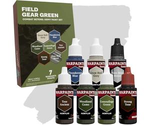 The Army Painter, Combat Se7ens: Field Gear Green, 7 x 18 ml