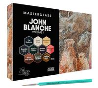 The Army Painter, Masterclass John Blanche Volume 1 C, 6 x Warpaints Fanatic Paints, 1 Speedpaint unico, 2 Washes, 1 Metallic, 1 Art e Pennello - per modelli wargame