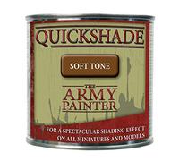 The Army Painter Quickshade Dip Soft Tone, contenitore da 250 ml, per immergere e ombreggiare rapidamente l'intero esercito di Wargaming, lavaggio olio per figure in miniatura, per giochi di ruolo