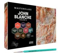 The Army Painter, Set di pittura Masterclass John Blanche Volume 2 Combo, 6 Warpaints Fanatic Paints, 1 Speedpaint, 1 Wash, 1 Effect, 1 Metallic, 1 Art Print e Pennello - Pittura per modelli wargame.