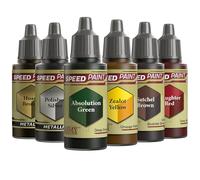 The Army Painter, Speedpaint 2.0 Sci-Fi Bundle, 6 x 18 ml, acrilici | Oro, argento, verde, giallo, marrone e rosso, per dipingere miniature Warhammer e Dungeons and Dragons