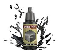The Army Painter Speedpaint Broadsword Silver 2.0, Acrilico Singolo Vernice 18ml Una Soluzione Di Pittura A Strato Per Miniature Da Tavolo Fantasy Come Figure Di Warhammer 40k e Dungeons and Dragons