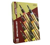 The Army Painter, Speedpaint Metallics Marker Set, 10 x 6 ml