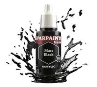The Army Painter, Warpaints Fanatic Black Matt Single Acrylics, pittura in miniatura per hobby in miniatura, vernice di qualità per Wargaming in miniatura