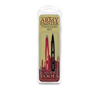 The Army Painter, Tweezers Set, set di due pinzette, piatta e appuntita | Una a punta piatta e una a punta fine, per miniature in plastica, resina e metallo, giochi Wargames