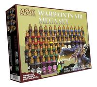 The Army Painter Warpaints Air Starter Set, 12 Colori Acrilici 1 Primer set di Vernici Acrilici Atossici a Base d'Acqua Airbrush Diluente per Airbrush non necessario per il Kit Airbrush