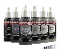 The Army Painter Warpaints Fanatic Flexible Triad Black & Greys 6x18 ml Colori