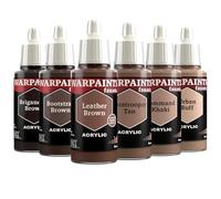 The Army Painter, Warpaints Fanatic Flexible Triad: Browns 6x18ml