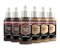 The Army Painter, Warpaints Fanatic Flexible Triad: Deep Skin Tones 6x18ml