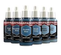 The Army Painter Warpaints Fanatic Flexible Triad Desaturated Blue Greys 6x18 ml