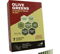 The Army Painter Warpaints Fanatic: Olive Greens Flexible Triad PLUS+ - 1 Set