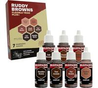 The Army Painter, Warpaints Flexible Triad PLUS+: Ruddy Browns, 7 x 18 ml di - Vernici hobbistiche di qualità per miniature per Dungeons and Dragons e miniature di Warhammer.