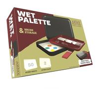 The Army Painter Wet Palette, Une Palette De Peinture Acrylique Pour Peintures Acryliques Comprenant 50 Feuilles Hydro, 2 Mousses Hydro Et Rangement Pour Pinceaux Miniature d&d o Warhammer 40k