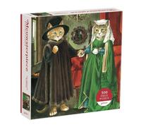 The Arnolfini Marriage Meowsterpiece of Western Art 500 Piece Puzzle