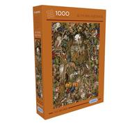 The Art File: Autumn Equinozio | Puzzle da 1000 pezzi | Bellissimo castello del bosco | Puzzle sostenibile per adulti | Premium 100% riciclato | Ottimo regalo per adulti | Gibsons Games B Corp Certifi