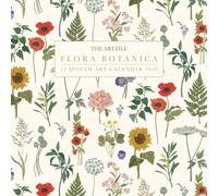 The Art File - Calendario da parete quadrato 2026 30 x 30 cm - Floral Botanica