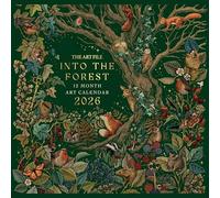 The Art File - Calendario da parete quadrato 2026 30 x 30 cm - Nella foresta