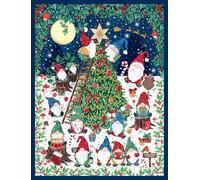 The Art File - Grande poster calendario dell'Avvento - Going Gnome per Natale