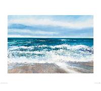 The Art Group (Pull of The Tide Art Print, Carta, Multicolore, 60 x 80 cm