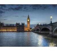 The Art Group Twilight London England Canvas - Tela multicolore, 0,96 x 60 x 3 cm