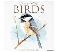 The Art of Birds 2026 12 X 12 Wall Calendar