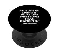 The Art of Living Marcus Aurelius PopSockets PopGrip Adesivo