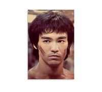 The Art of Martial Arts Master Bruce Lee Poster decorativo su tela, per soggiorno, camera da letto, 60 x 90 cm