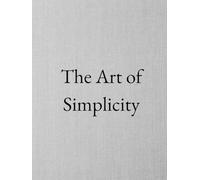 The Art of Simplicity: Minimalist Decorative Book - Light Grey Faux Linen for Coffee Tables and Shelves