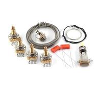 The Art Of Tone Kit di cablaggio per Les Paul - TAOT Custom CTS 525k Pentole ad albero lungo, cappucci arancioni .022/400V