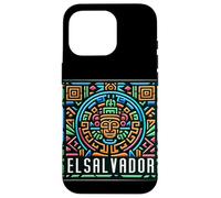 The Art Pre-Columbia of El Salvador Forms Colorful Custodia per iPhone 16 Pro