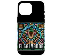 The Art Pre-Columbia of El Salvador Forms Colorful Custodia per iPhone 16 Pro Max
