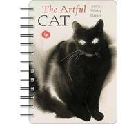 The Artful Cat 2025 Weekly Planner Calendar: Brush and Ink Watercolor Paintings by Endre Penovác