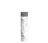 The Asobu Skinny - Mini fiaschetta a doppia parete in acciaio INOX isolata, dimensioni 8oz (marmo)