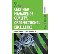 The ASQ Certified Manager of Quality/Organizational Excellenc (Copertina rigida)