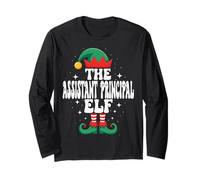 The Assistant Preside Elf Funny Christmas Matching Maglia a Manica