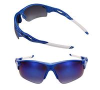 The Athlete, 2 paia di occhiali da sole bifocali sportivi di precisione, occhiali da sole da lettura per uomo e donna, Blu, Medium