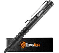The Atomic Bear Penna tattica - Penna con interruttore finestra - utilizzata in polizia e attrezzature militari - Penne a sfera con 2° ricarica di inchiostro gratuita