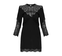 The Attico - Abito con bordi in pizzo - - Dresses - Donna - Nero - XS