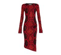 The Attico - Abito con motivo - - Dresses - Donna - Rosso - S