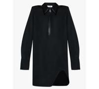 The Attico - Abito Nero Mini con Zip Frontale - - Dresses - Donna - Nero - S