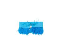 The Attico, ,Accessories ,Donna ,Blu ,ONE SIZE Ostrich Feathers Belt
