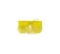 The Attico, ,Accessories ,Donna ,Giallo ,ONE SIZE Ostrich Feathers Belt