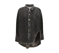 The Attico Black Denim Shirt - IT38 | S