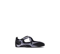 The Attico Black Polyethylene Ballet Flats - EU39/US9
