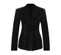 The Attico - Blazer in Lana con Paillettes - - Jackets - Donna - Nero - S