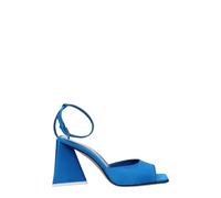 The Attico Blue Satin Stiletto Heel Sandals - EU37.5/US7.5