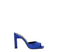 The Attico Blue Satin Stiletto Heels Sandals - EU36/US6